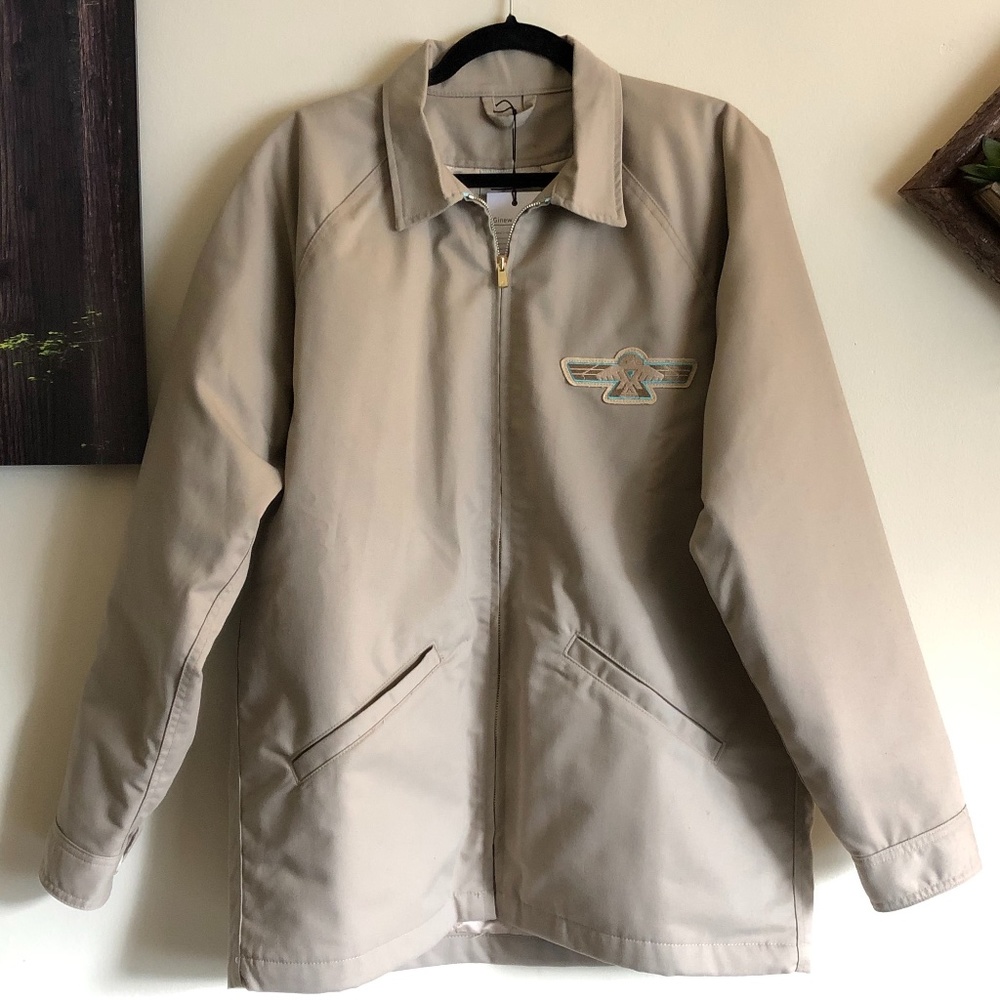 MENS CREW JACKET KHAKI XL